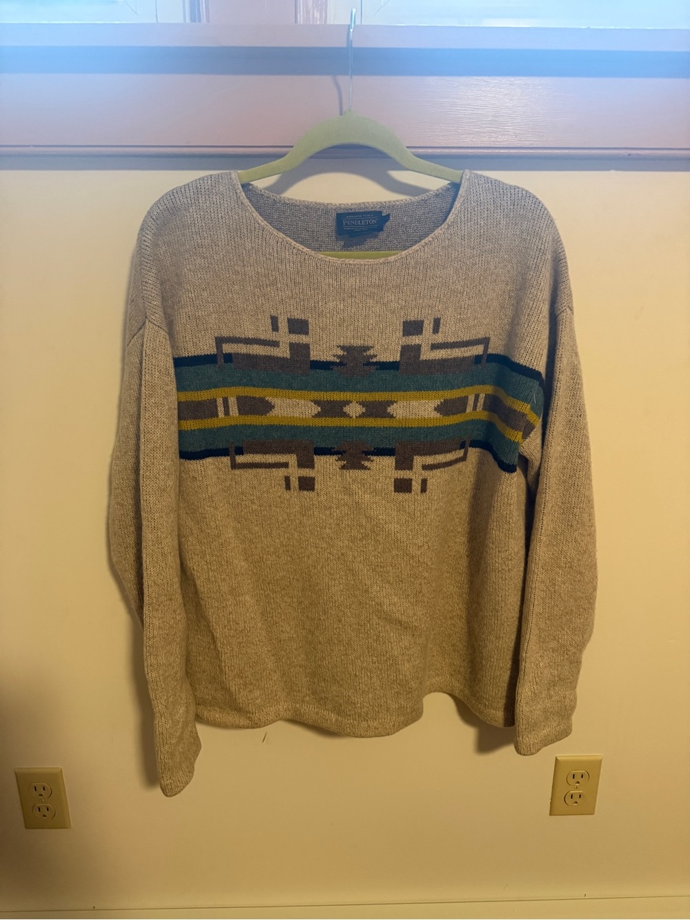 Pendleton wool Aztec sweater